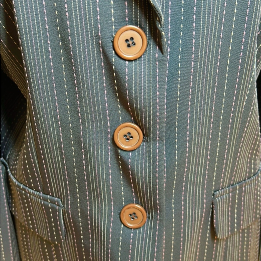 Courtenay Blue Pinstripe Blazer - Picture 6 of 13